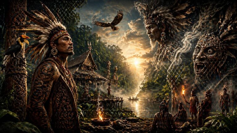 Legenda Suku Dayak: Kisah Mistis yang Menghantui Pulau Borneo dan Hidup dalam Ingatan Generasi