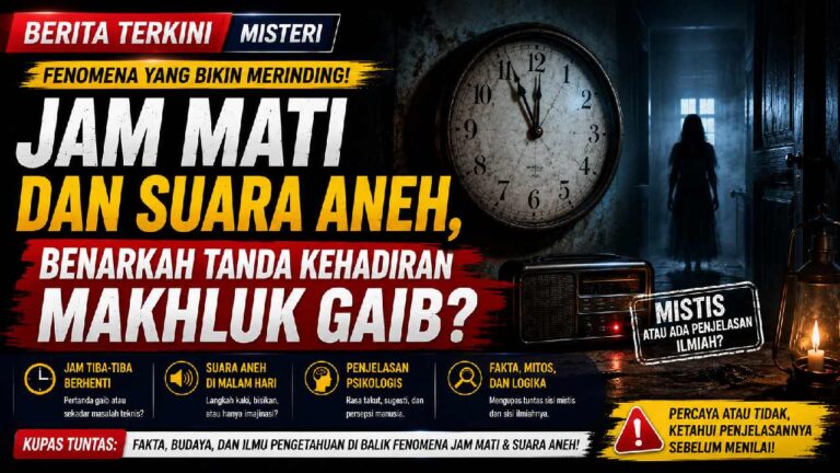 Fenomena Jam Mati dan Suara Aneh, Benarkah Menjadi Tanda Kehadiran Makhluk Gaib?