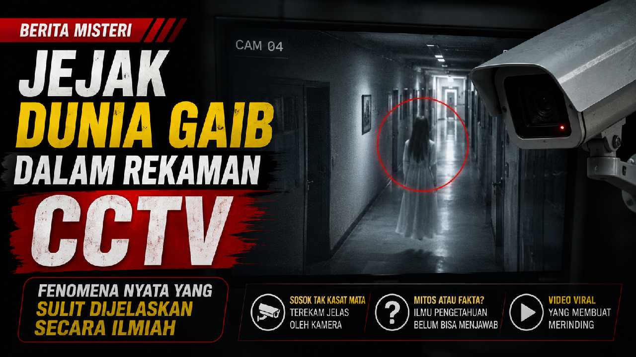 Jejak Dunia Gaib dalam Rekaman CCTV yang Sulit Dijelaskan Secara Ilmiah