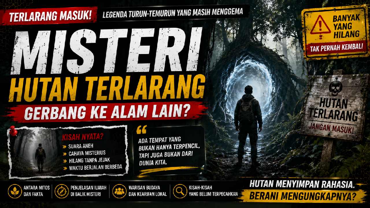Misteri Hutan Terlarang yang Diyakini Menjadi Gerbang Menuju Alam Lain