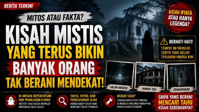 Mitos atau Fakta? Kisah Mistis yang Terus Membuat Banyak Orang Tak Berani Mendekat
