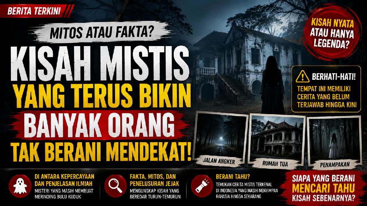Mitos atau Fakta? Kisah Mistis yang Terus Membuat Banyak Orang Tak Berani Mendekat