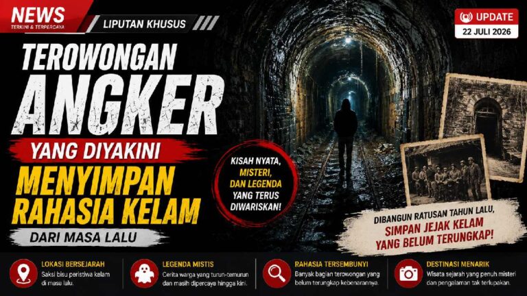 Terowongan Angker yang Diyakini Menyimpan Rahasia Kelam dari Masa Lampau