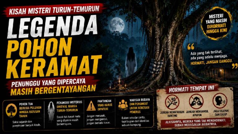 Legenda Pohon Keramat, Kisah Penunggu yang Dipercaya Masih Bergentayangan