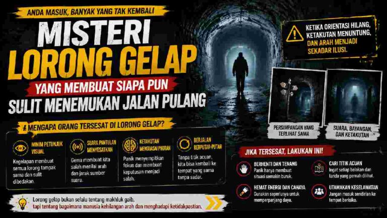 Misteri Lorong Gelap yang Membuat Orang Sulit Menemukan Jalan Pulang