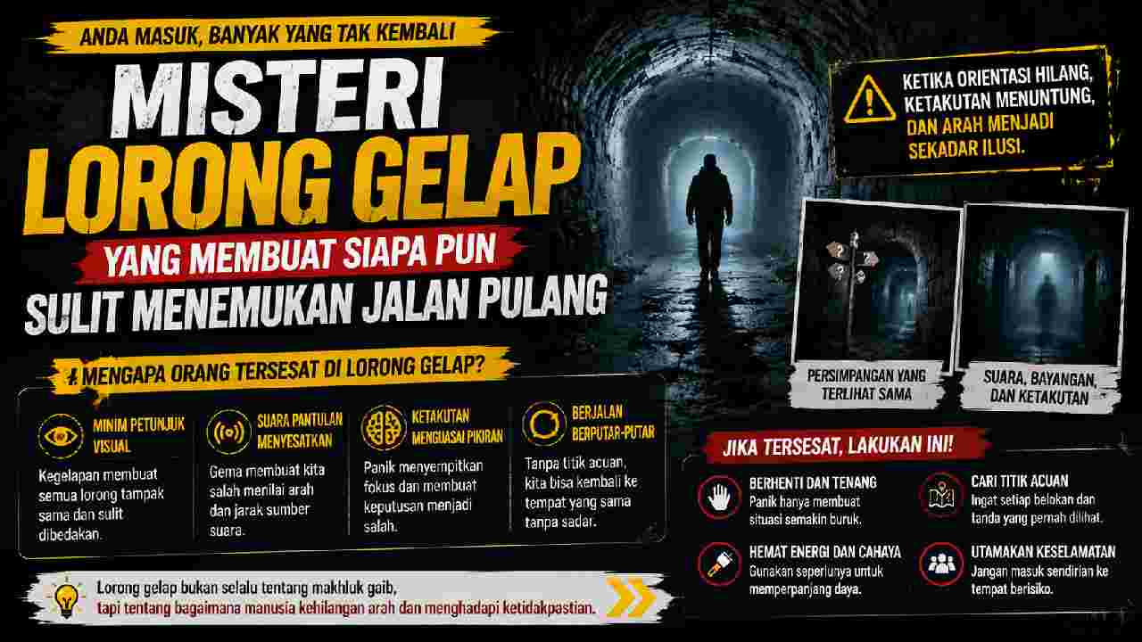 Misteri Lorong Gelap yang Membuat Orang Sulit Menemukan Jalan Pulang
