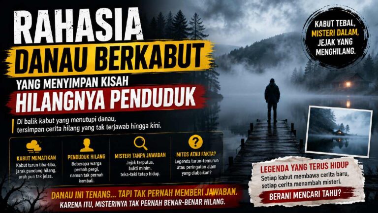 Rahasia Danau Berkabut yang Menyimpan Kisah Hilangnya Penduduk