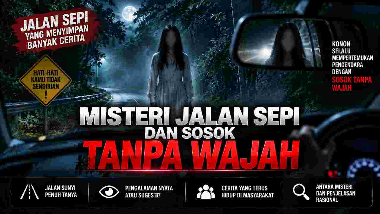 Misteri Jalan Sepi, Pengendara Konon Bertemu Sosok Tanpa Wajah