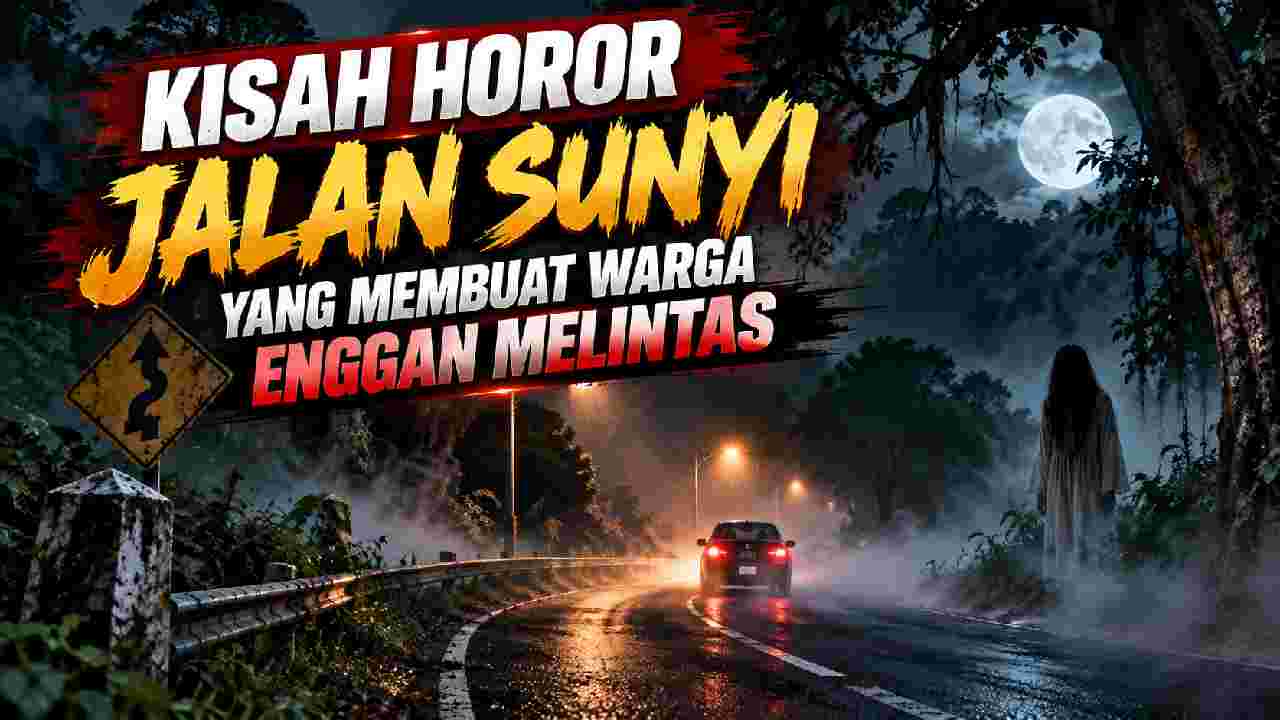 Kisah Horor Jalan Sunyi, Misteri Malam yang Membuat Warga Enggan Melintas