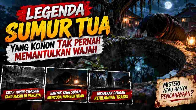 Legenda Sumur Tua yang Konon Tak Pernah Memantulkan Wajah