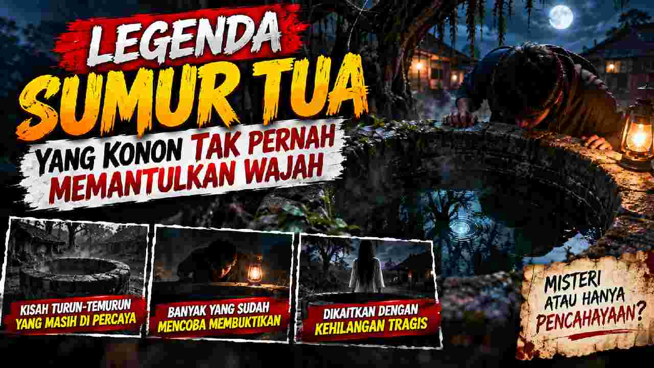Legenda Sumur Tua yang Konon Tak Pernah Memantulkan Wajah